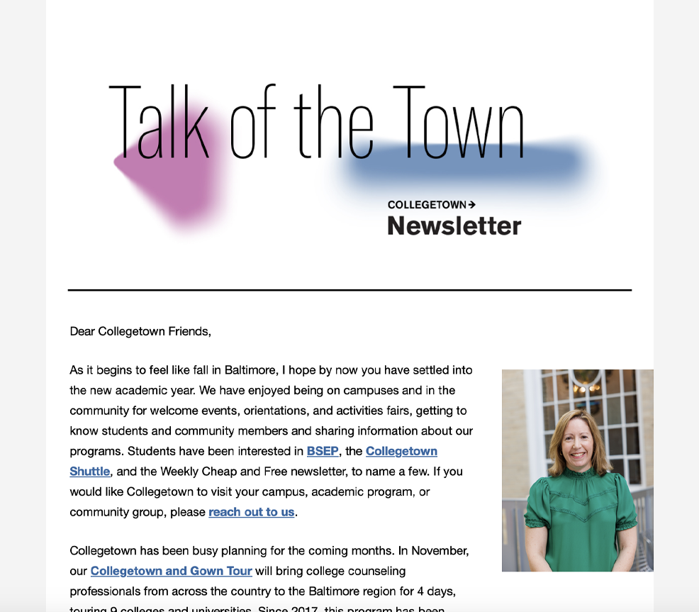 Preview image for Talk of the Town newsletter